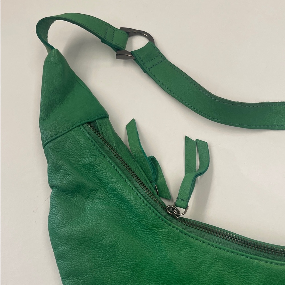Free People Green Leather Hobo Bag - Picture 7 of 12